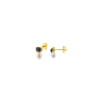 PENDIENTES MALAQUITA Y PERLA