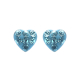PENDIENTES CORAZON AZUL