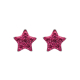 PENDIENTES ESTRELLA ROSA