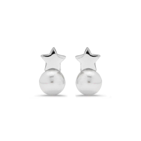 PENDIENTES ESTRELLA PERLA