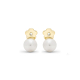 PENDIENTES DORADO Y PERLA