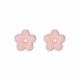 PENDIENTES FLOR ROSA