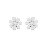 PENDIENTES FLOR PLATA