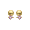 PENDIENTES BOLAS DORADA