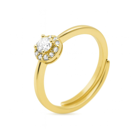 ANILLO DORADO CIRCONITAS