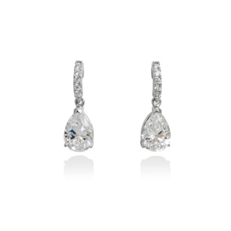 PENDIENTES PLATA LAGRIMA