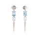 PENDIENTES AZUL Y ROSA