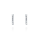 PERDIENTES ORO BLANCO BARRA BRILLANTES