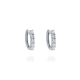 PERDIENTES ORO BLANCO BARRA BRILLANTES