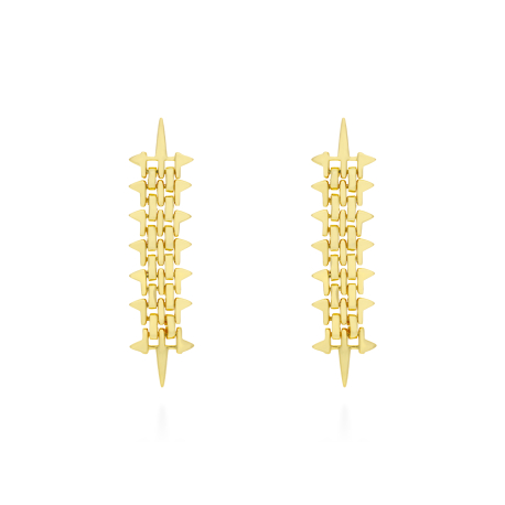 PENDIENTES PANTHER DORADOS