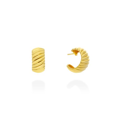 PENDIENTES ARO DORADOS
