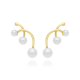 PENDIENTES DORADO PERLAS
