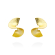 PENDIENTES DORADOS ONDA