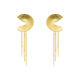 PENDIENTES DORADOS CADENAS