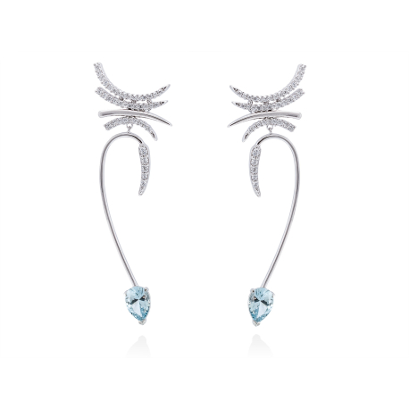 PENDIENTES PLATA CIRCONITAS