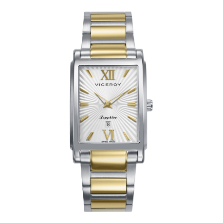 RELOJ HOMBRE ACERO Y DORADO