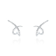 PENDIENTES ORO BLANCO Y BRILLANTES