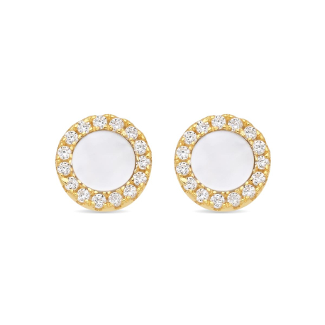 PENDIENTES DORADOS NACAR