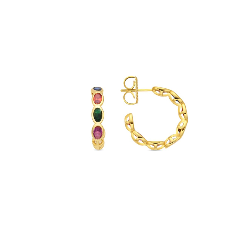PENDIENTES ARO COLORES
