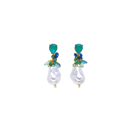 PENDIENTES LARGOS PERLAS