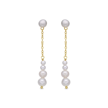 PENDIENTES LARGOS PERLAS