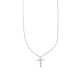 COLLAR CRUZ PLATA