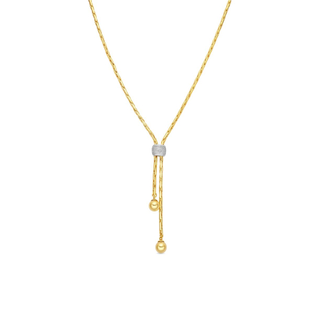 COLLAR CORBATA DORADO