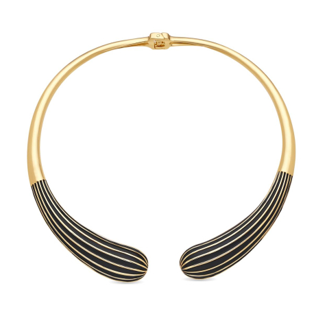 COLLAR DORADO Y NEGRO