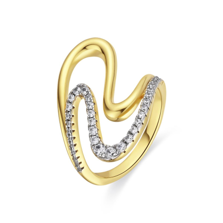 ANILLO DORADO CIRCONITAS