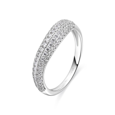 ANILLO PLATA Y CIRCONITAS