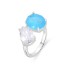 ANILLO PLATA AZUL