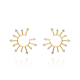 PENDIENTES ORO Y BRILLANTES