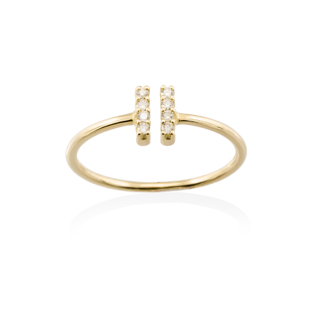 ANILLO ORO Y DIAMANTES