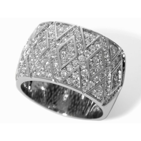 SORTIJA ORO BLANCO Y DIAMANTES