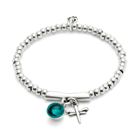 PULSERA PLATA LIBELULA