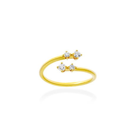 ANILLO ORO Y BRILLANTES