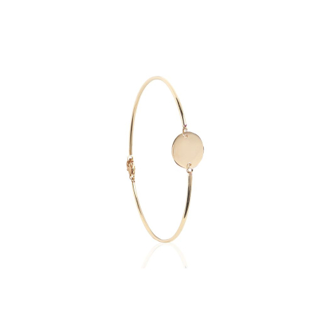 PULSERA ORO RIGIDA CHAPA