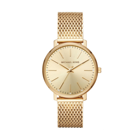RELOJ DORADO MALLA