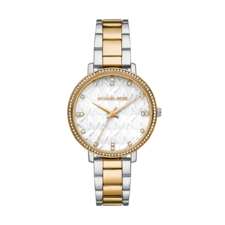 RELOJ DORADO Y PLATEADO