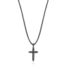 COLLAR CUERO Y CRUZ