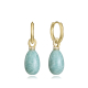 PENDIENTES PIEDRA AZUL