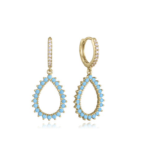PENDIENTES TURQUESAS