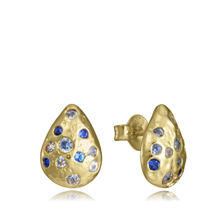 PENDIENTES GOTA DORADOS