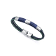 PULSERA ACERO Y CUERO