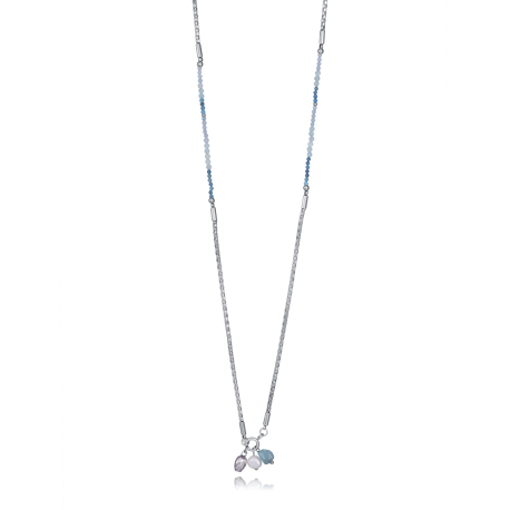 COLLAR ACERO PIEDRAS