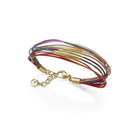 PULSERA DORADA  COLORES