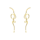 PENDIENTES LARGOS DORADOS