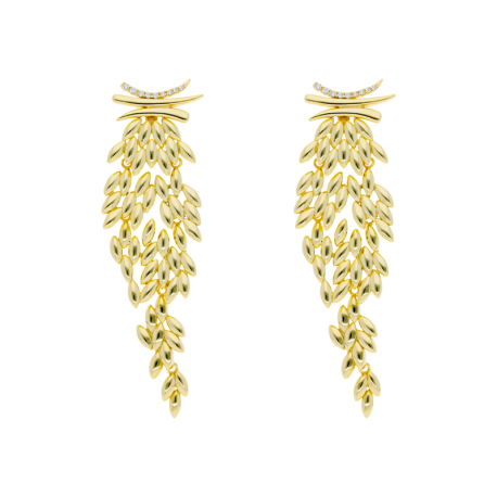 PENDIENTES DORADOS LARGOS