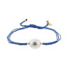 PULSERA AZUL Y PERLA