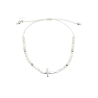 PULSERA CRUZ PLATA